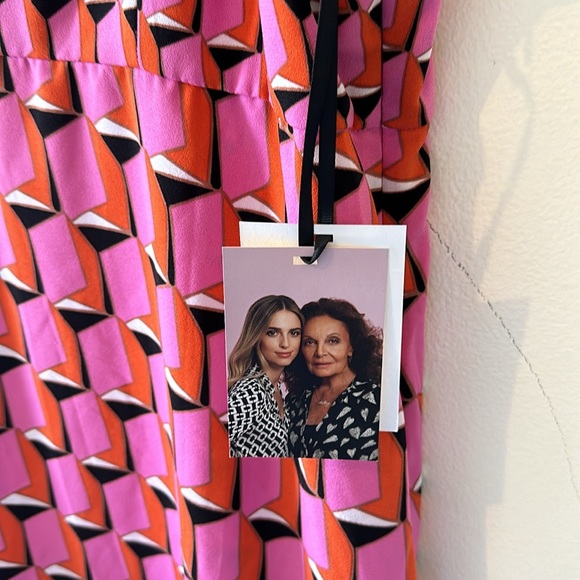 DVF x Target NWT Mini Dress - Size 16 - Pink & Black ✨ - Picture 11 of 14